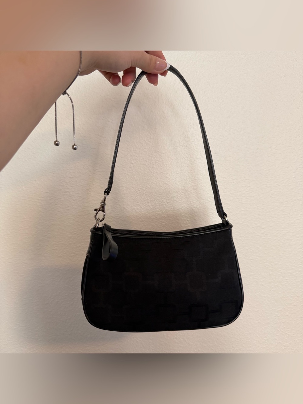 vintage nine west geometric pattern mini shoulder bag